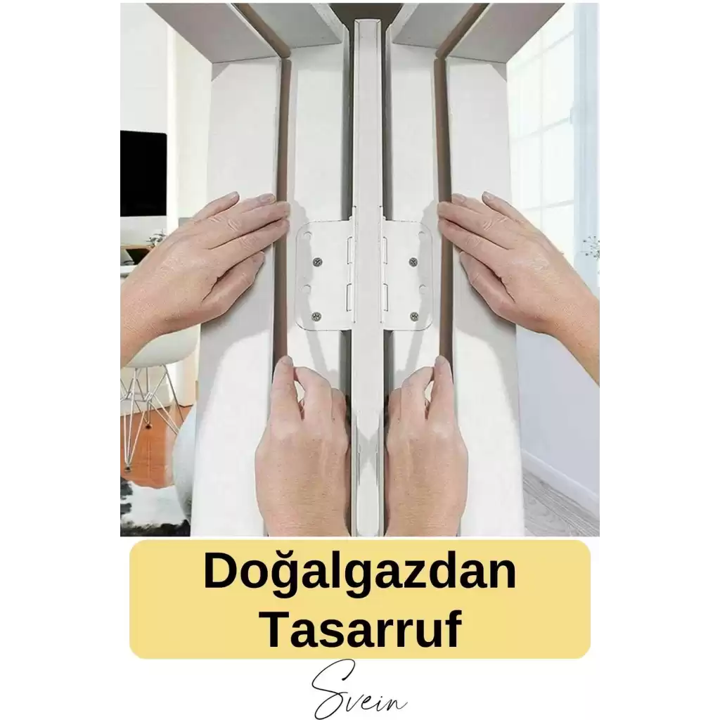 Kalın Kauçuk 2x50=100 mt Ekstra Uzun Kahve Kapı Pencere Fitili Soğuk Koruyucu Geçirmez İzolasyon