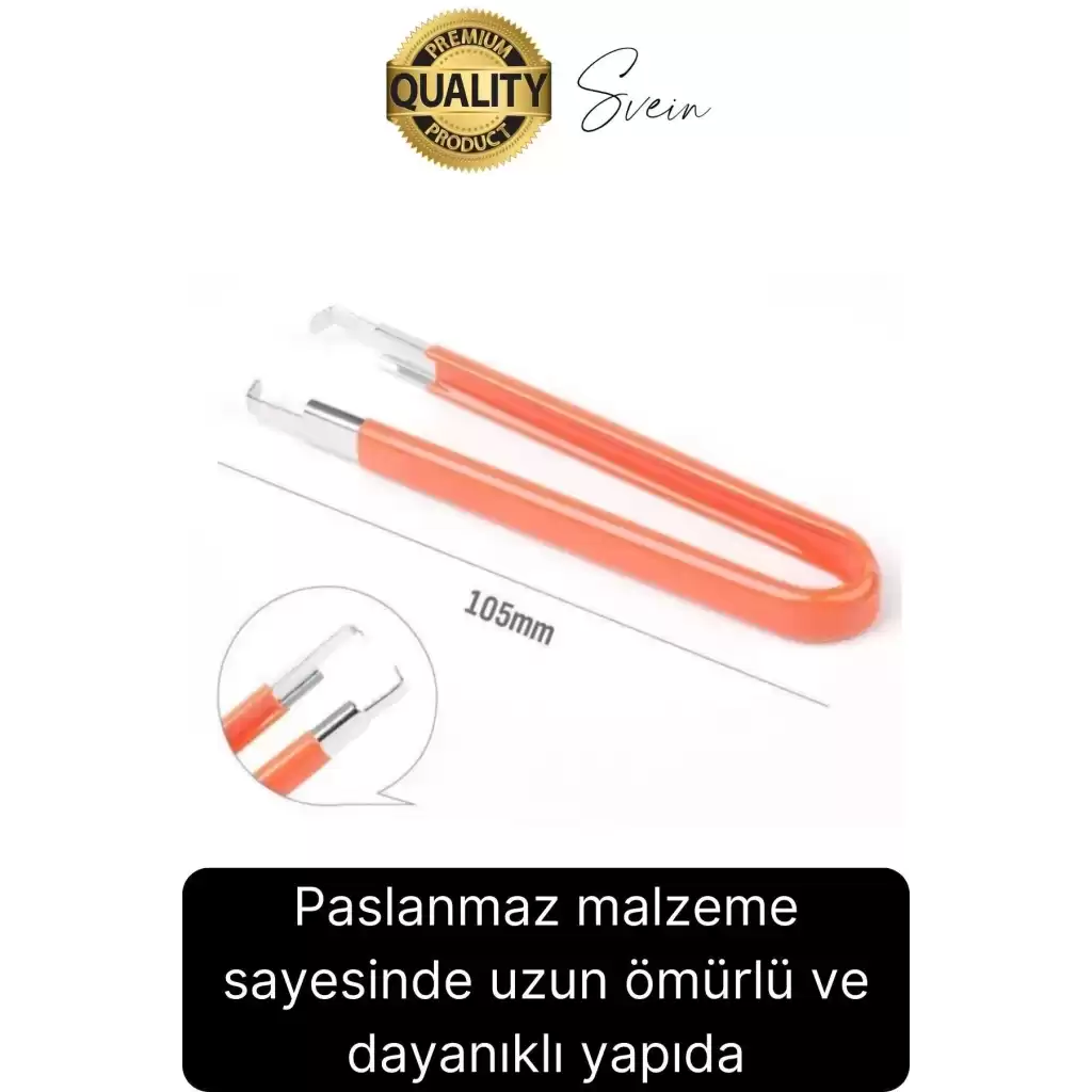 Profesyonel 7 Parça Çelik Cımbız Seti Paslanmaz Dayanıklı Elektronik Devre Telefon Saat Tamir Seti