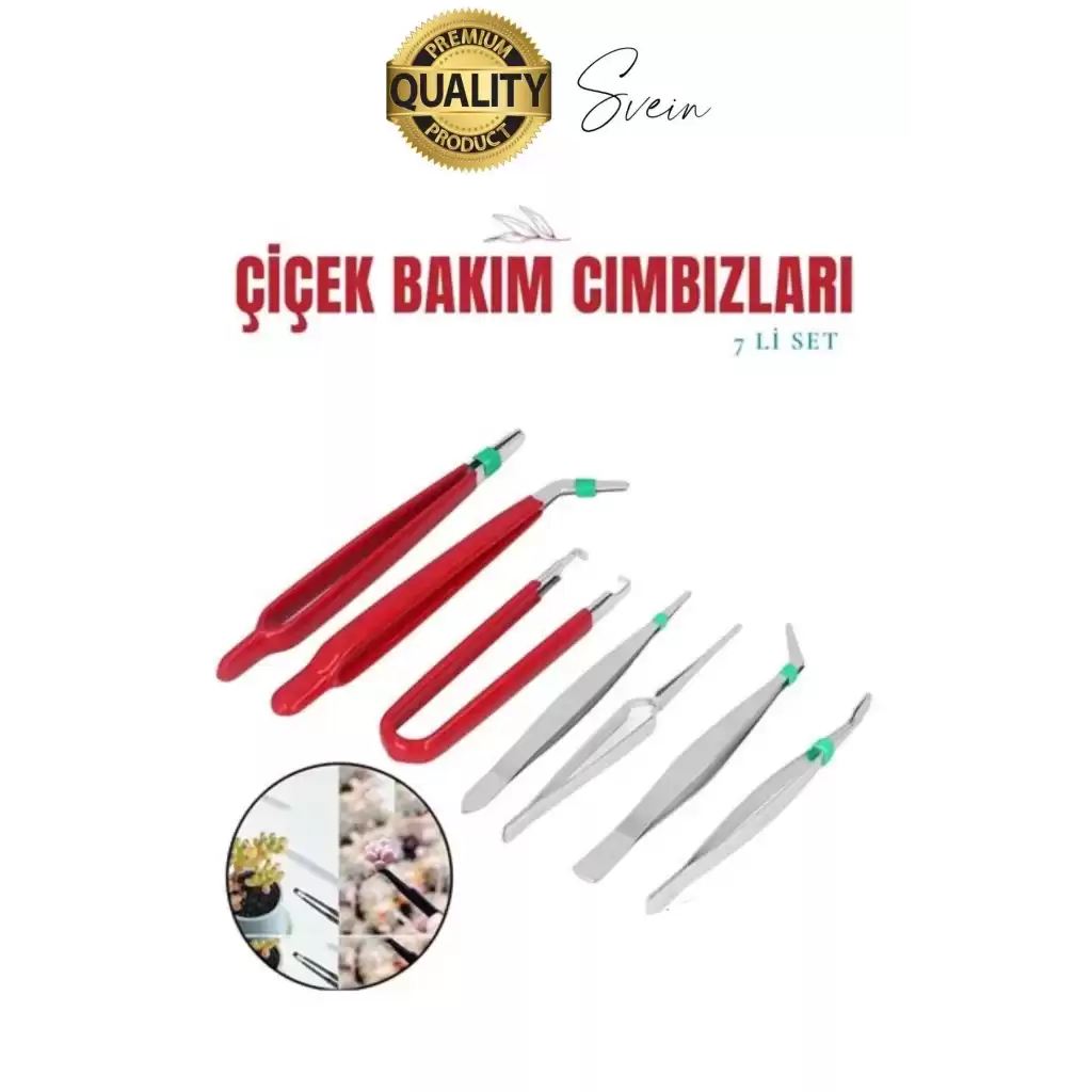 Profesyonel 7 Parça Çelik Cımbız Seti Paslanmaz Dayanıklı Elektronik Devre Telefon Saat Tamir Seti