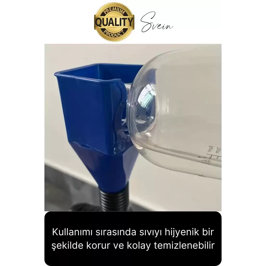 Esnek Taşınabilir Yakıt Dökme Aparatı Yağ Benzin Hunisi Araba Otomobil Hortum Pratik Araç Plastik