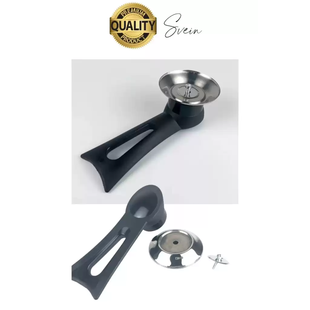 Premium Isıya Dayanıklı Dikey Tasarım Tencere Kapağı Kolu Kaldırma Aparatı Topuzu Siyah Pratik Rahat