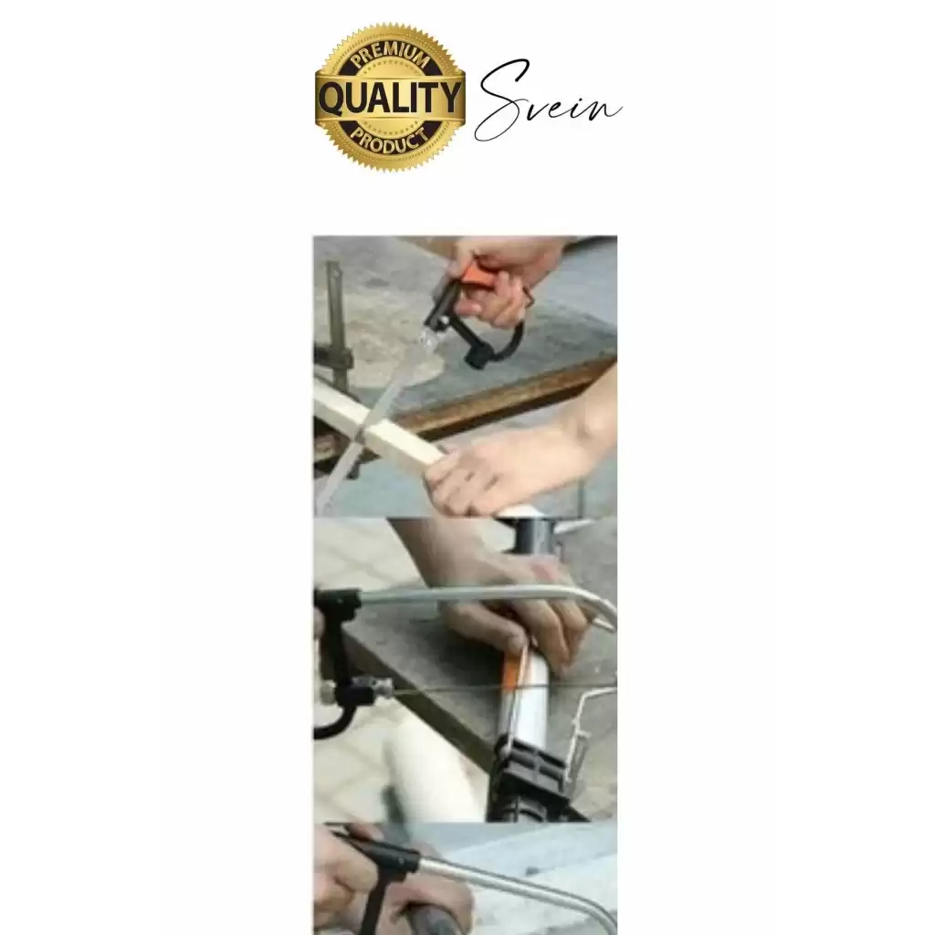 Çok Amaçlı Ev Tipi Güçlü 4 Yedek Bıçak Ayarlanabilir Ahşap Lastik Boru Kesim Kıl Testere Kesme Seti