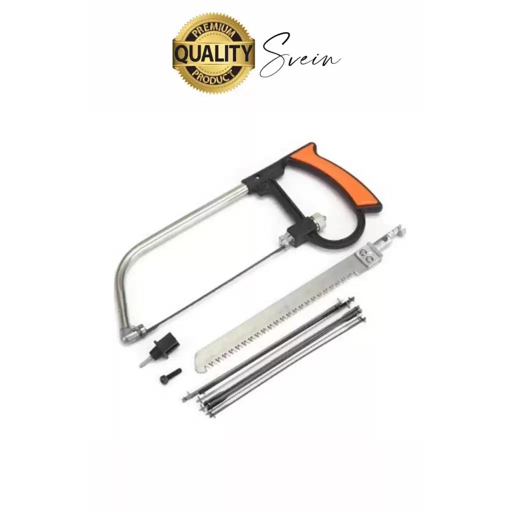 Çok Amaçlı Ev Tipi Güçlü 4 Yedek Bıçak Ayarlanabilir Ahşap Lastik Boru Kesim Kıl Testere Kesme Seti