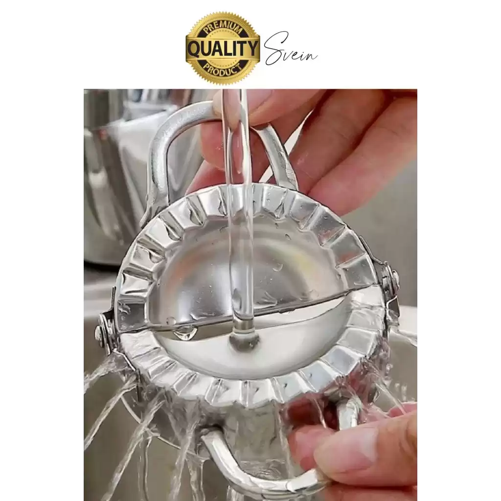 Pratik Metal Hamur Kapatıcı Çi Börek Mantı Kurabiye Poğaça Kalıbı Paslanmaz Çelik 17.5 cm 1 Adet