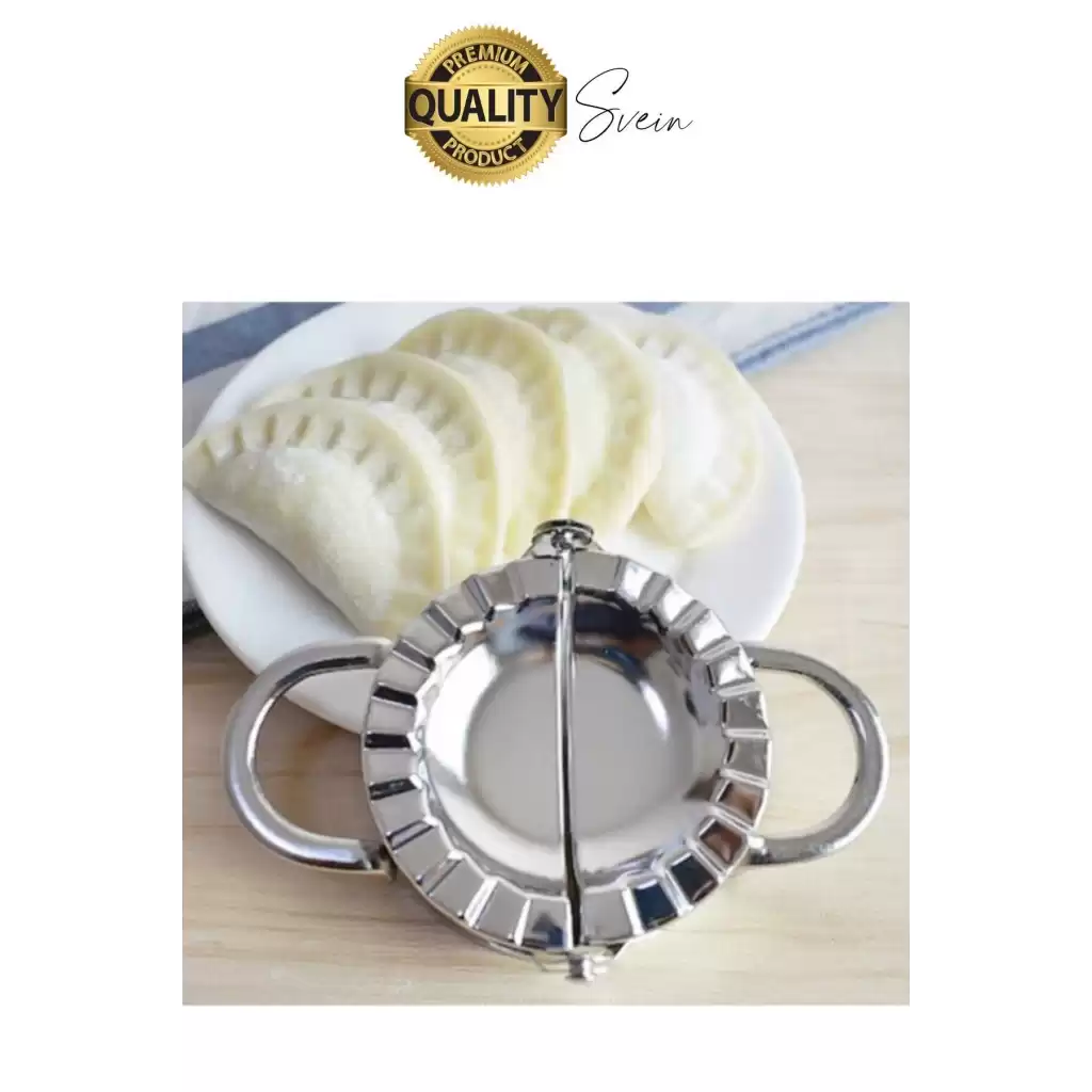 Pratik Metal Hamur Kapatıcı Çi Börek Mantı Kurabiye Poğaça Kalıbı Paslanmaz Çelik 17.5 cm 1 Adet