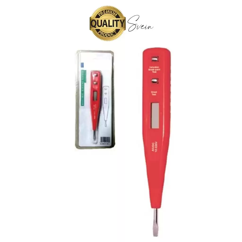 Premium Dijital Ekranlı Kontrol Kalemi Temaslı Temassız Voltaj Test Aleti Elektrik Akım Cihazı