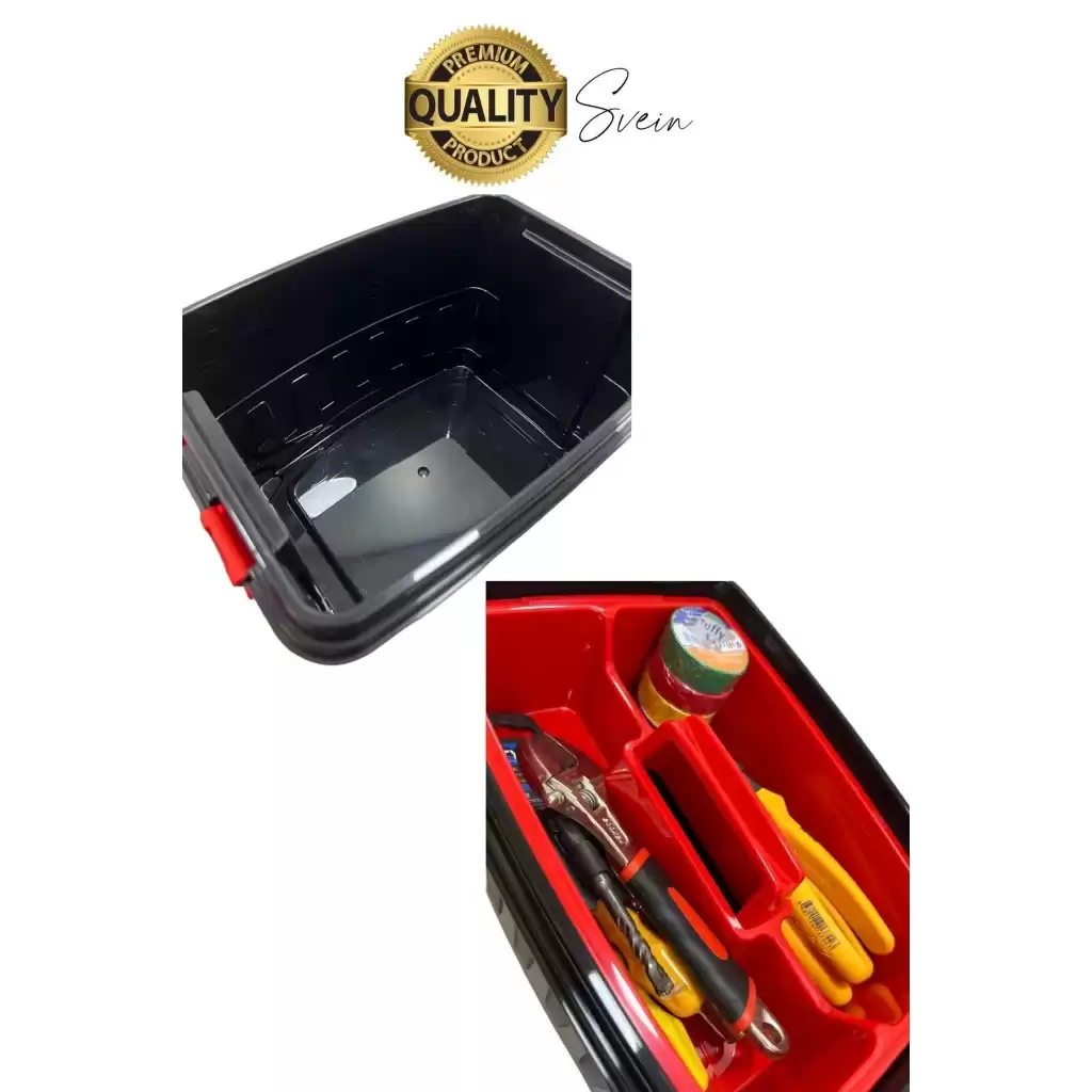 Premium 8 Lt Çok Amaçlı Tesisat Marangoz Malzeme Alet Takım Çantası Plastik Çivi Pense Vida Geniş