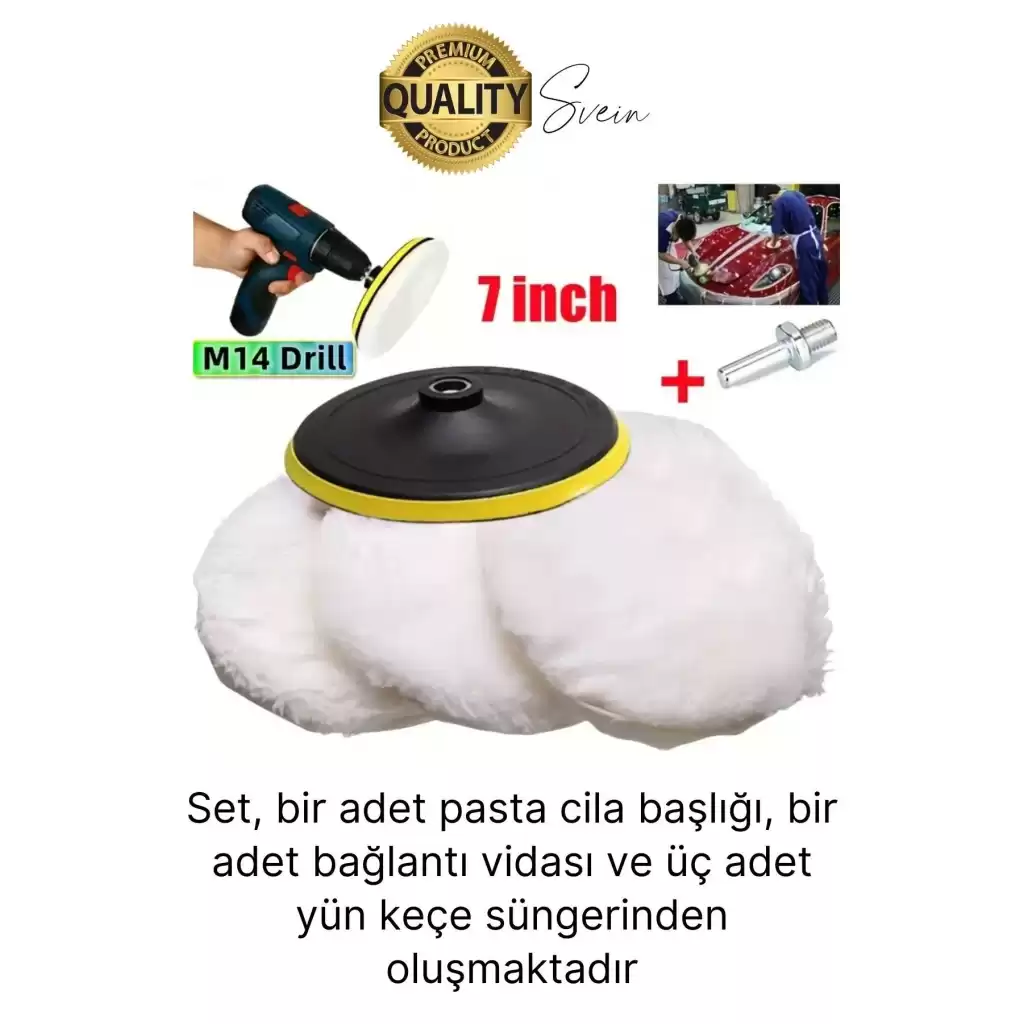 Premium Pasta Cila Seti Araba Çizik Giderici Partlatma Süngeri Araç Parlatıcı Kaporta Tampon Polisaj