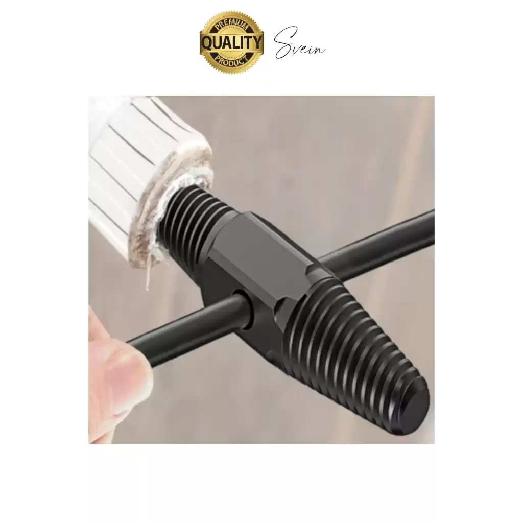 Kırık Musluk Ters Kılavuz Açıcı Aparatı Çift Başlı Su Borusu Vida Hasarlı Cıvata Sökücü Set