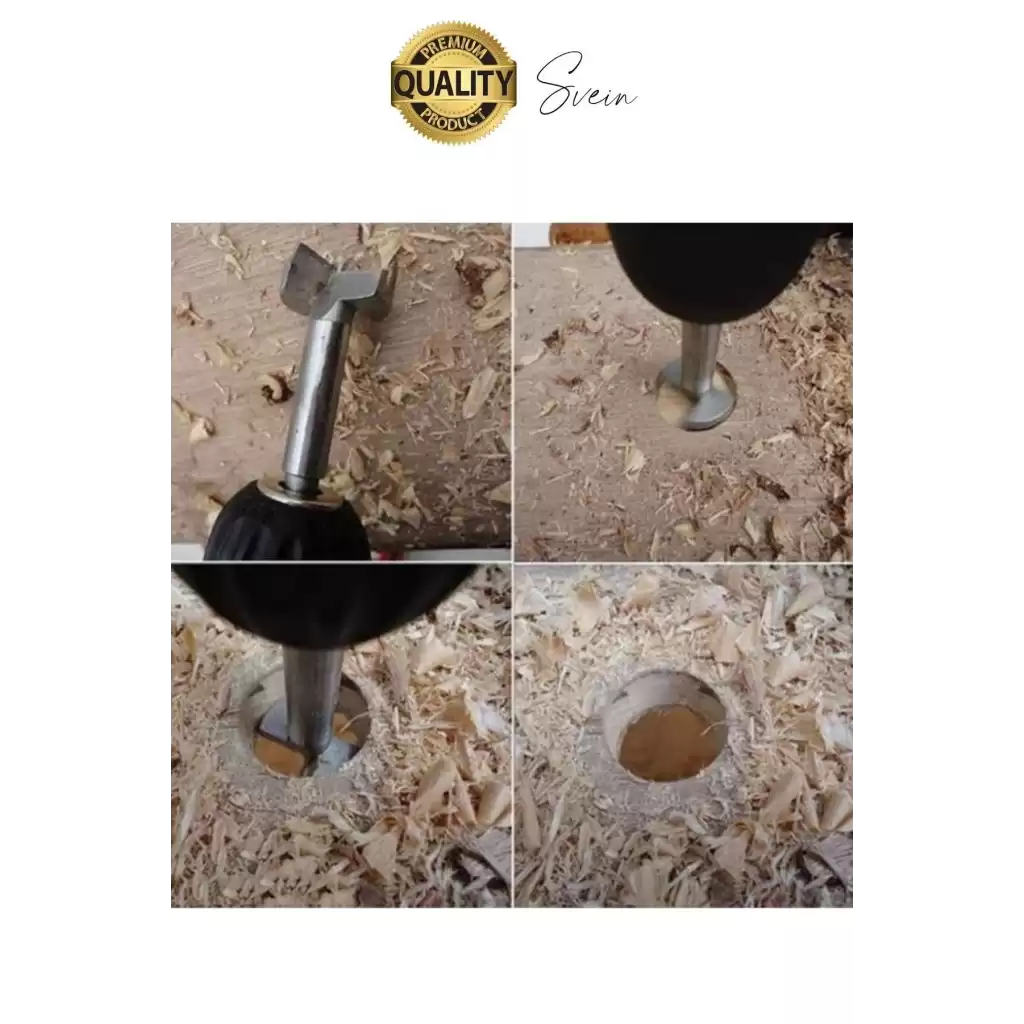Premium 35 mm Menteşe Yeri Açma Delme Freze Bıçağı Ahşap Matkap Ucu Mutfak Dolabı Kapak Marangoz