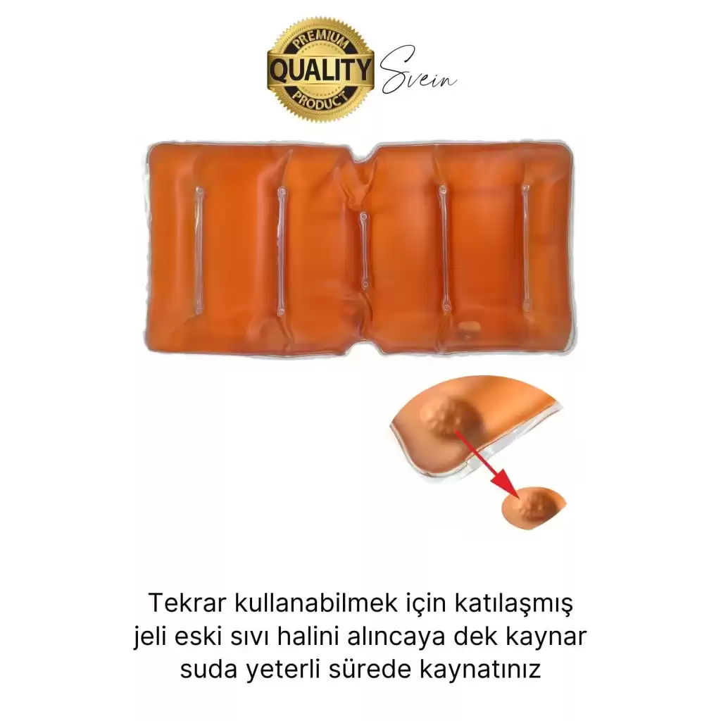 Büyük Boy Yeniden Kullanılabilir Sihirli Jel Sıcak Soğuk Kompres Termojel Bel ve Sırt Vücut Isıtıcı