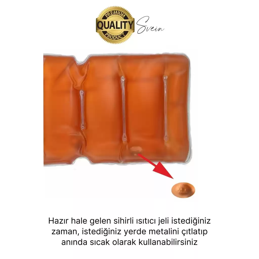 Büyük Boy Yeniden Kullanılabilir Sihirli Jel Sıcak Soğuk Kompres Termojel Bel ve Sırt Vücut Isıtıcı