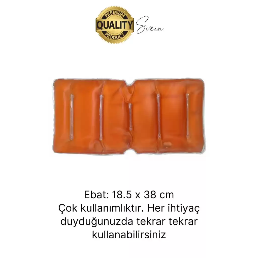 Büyük Boy Yeniden Kullanılabilir Sihirli Jel Sıcak Soğuk Kompres Termojel Bel ve Sırt Vücut Isıtıcı