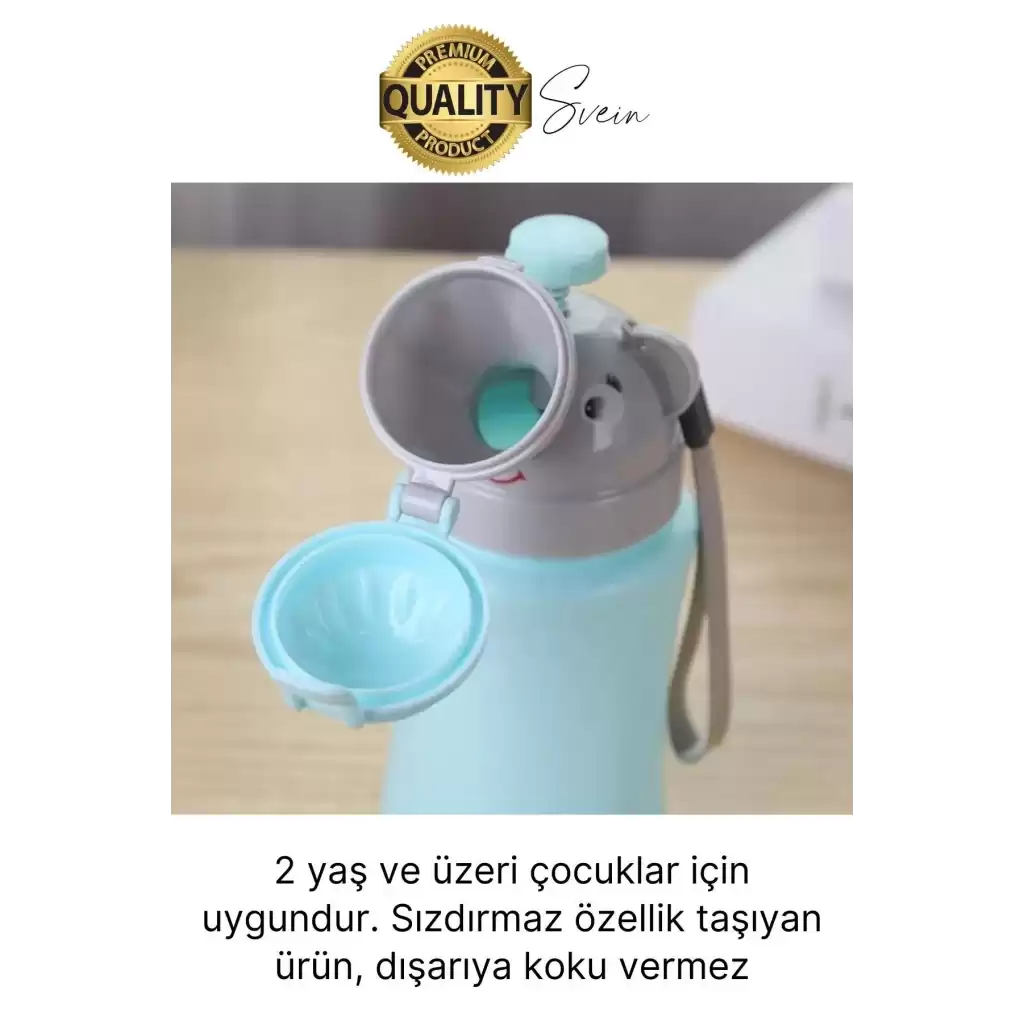 Portatif Erkek Çocuk Pisuarı Lazımlık Çiş Eğitimi Taşınabilir Acil Taşınabilir Mavi Oğlan Tuvalet