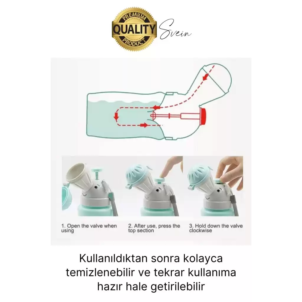 Portatif Erkek Çocuk Pisuarı Lazımlık Çiş Eğitimi Taşınabilir Acil Taşınabilir Mavi Oğlan Tuvalet