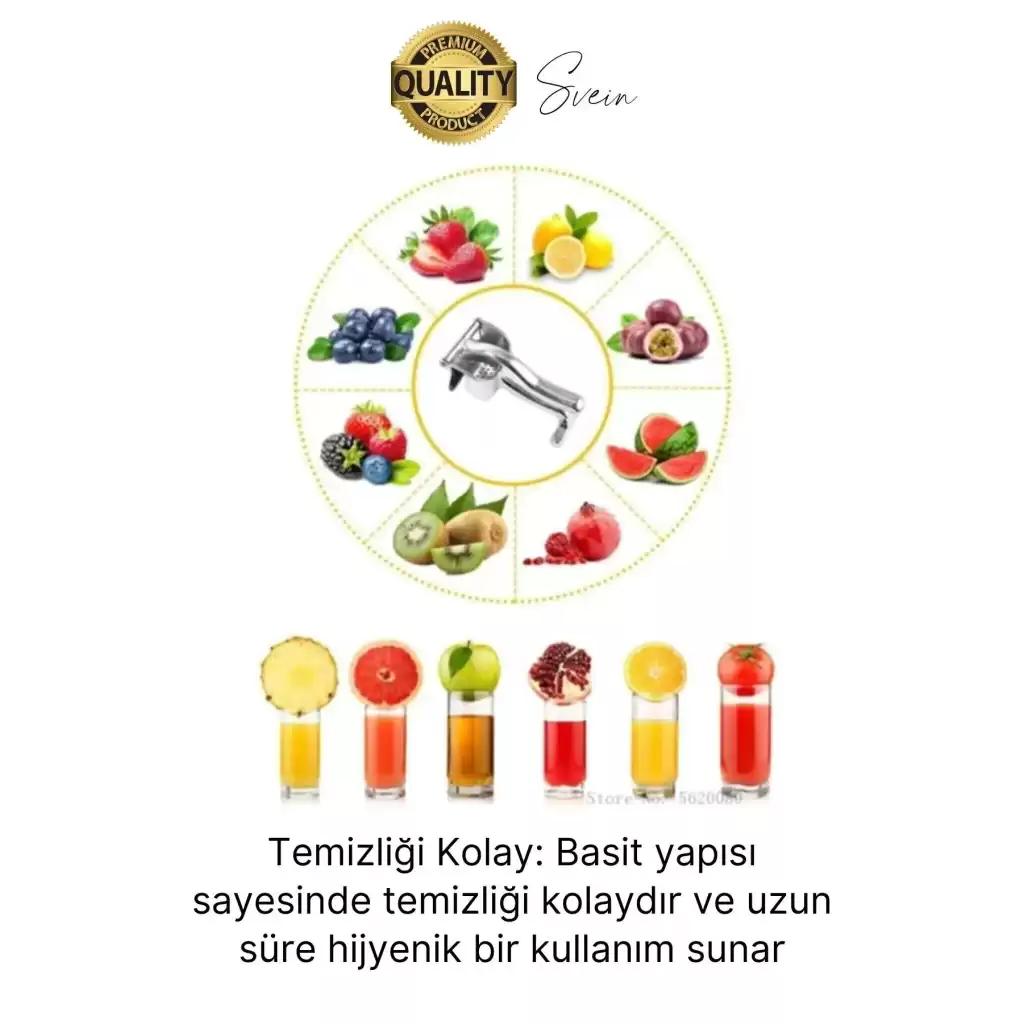 Premium Alüminyum Katı Meyve Sıkacağı Narenciye Portakal Limon Suyu Basınçlı Manuel Ev Mutfak Aleti