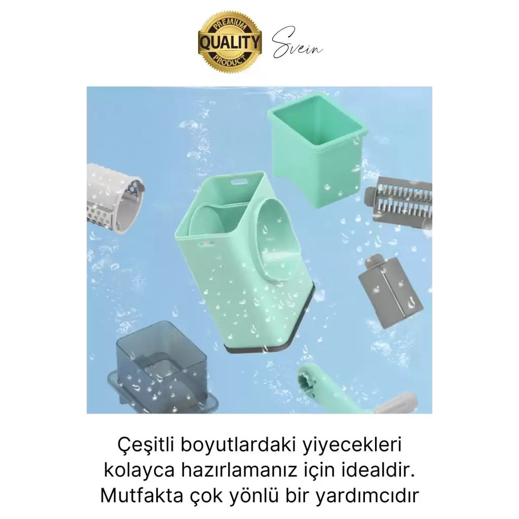 Fonksiyonel Rende Kollu Sebze Doğrayıcı Dilimleyici Mutfak Tambur Peynir Fındık Ceviz Öğütücü