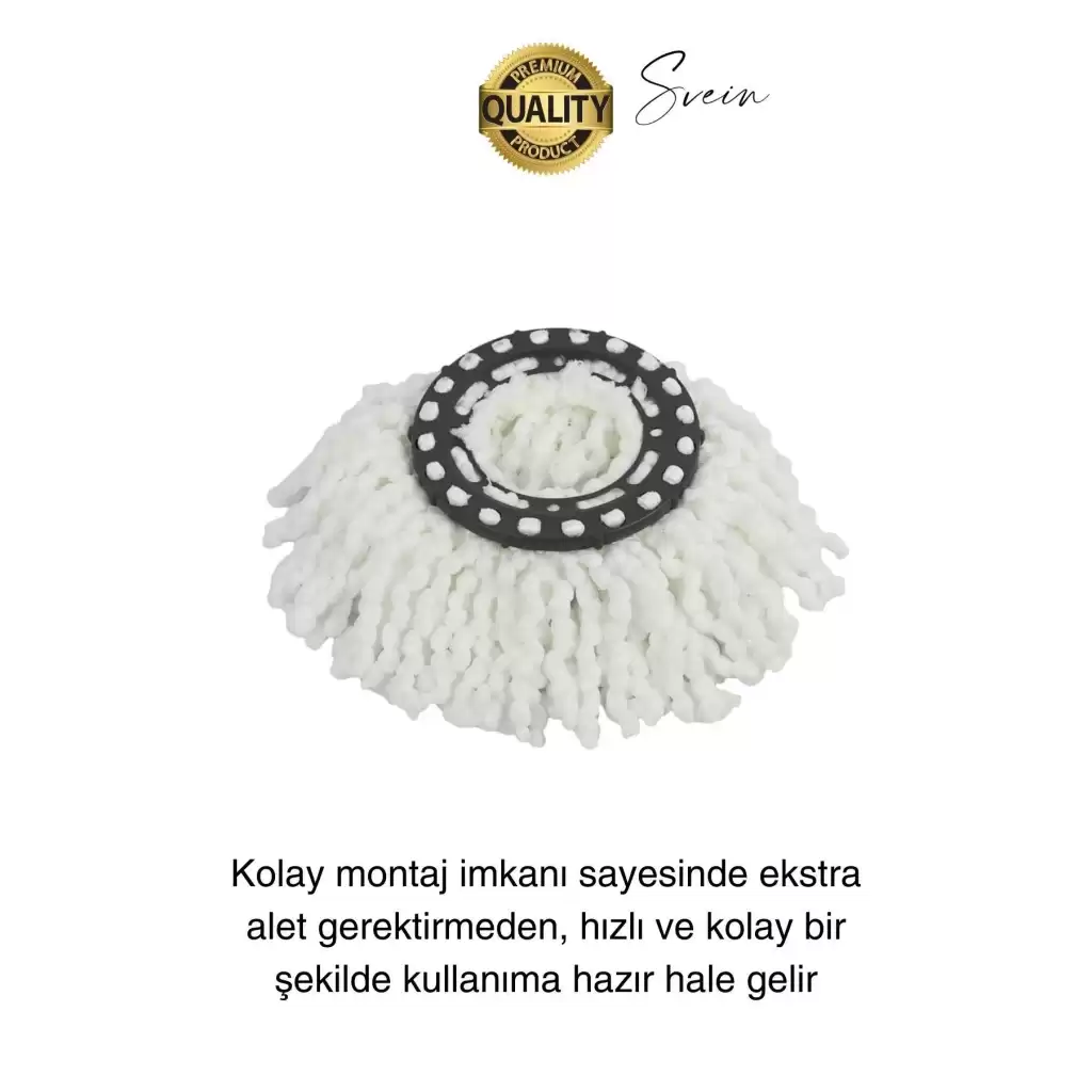 Ultra Emici Yedek Mop Başlığı Mikrofiber Paspas Püsküllü Temizlik Fayans Parke Laminant Silme Bezi