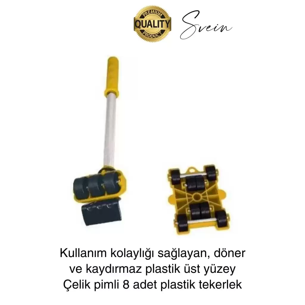 1.2 Ton Premium 1. Sınıf Malzeme Eşya Kaldırma Taşıma Seti Krikosu Kaldıraç Pratik Kolay Yük Taşıma