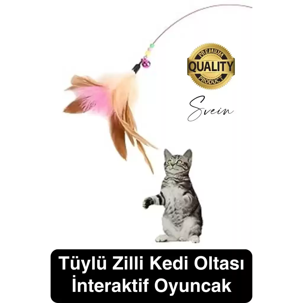Dayanıklı Teleskopik Zilli Ve Tüylü Kedi Oyuncağı Eğlenceli Ayarlanabilir Peluş İnteraktif Olta