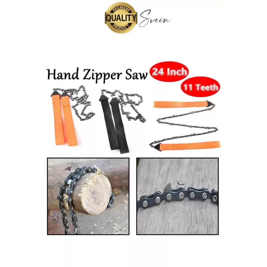 Taşınabilir Mini El Zincirli Testere Kamp Doğa Ağaç Dal Kesme Çelik Hafif Pratik Taşıma Çantası