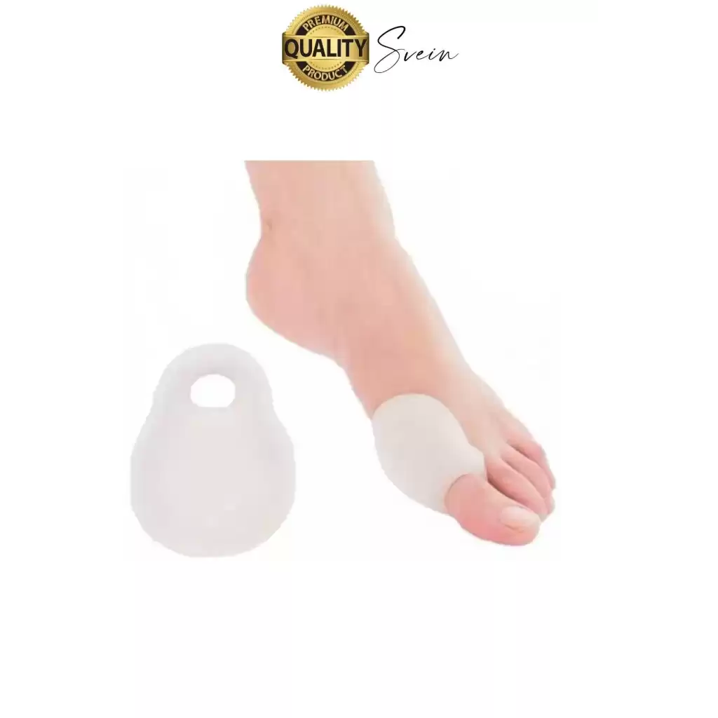 Ayak Baş Parmak Kemik Çıkıntı Koruyucu Bunyon İki Parmağa Geçen Silikon Makaralı Halluks Valgus