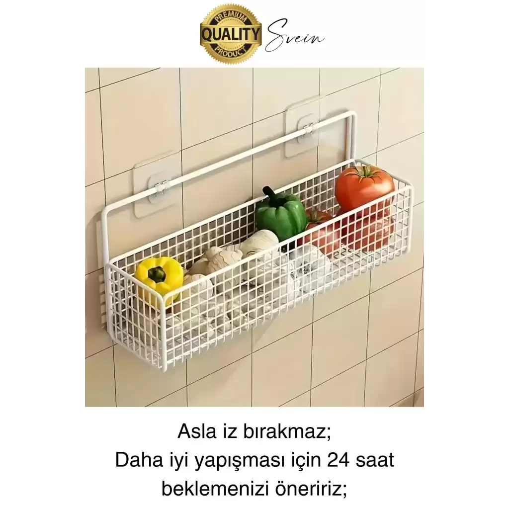 1 Ad. Ekstra Güçlü Kendinden Yapışkanlı İz Bırakmaz Suya Dayanıklı Banyo Rafı Tablo Ayna Askı Kanca