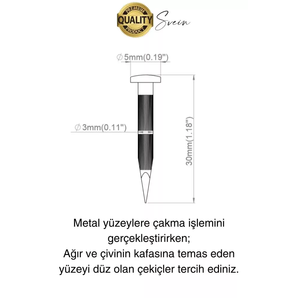 20 Adet 3x30 Kanallı Çelik Beton Çivisi 3 cm Duvar Saat Ayna Resim Tablo Asmak Ahşap Metal Sivri