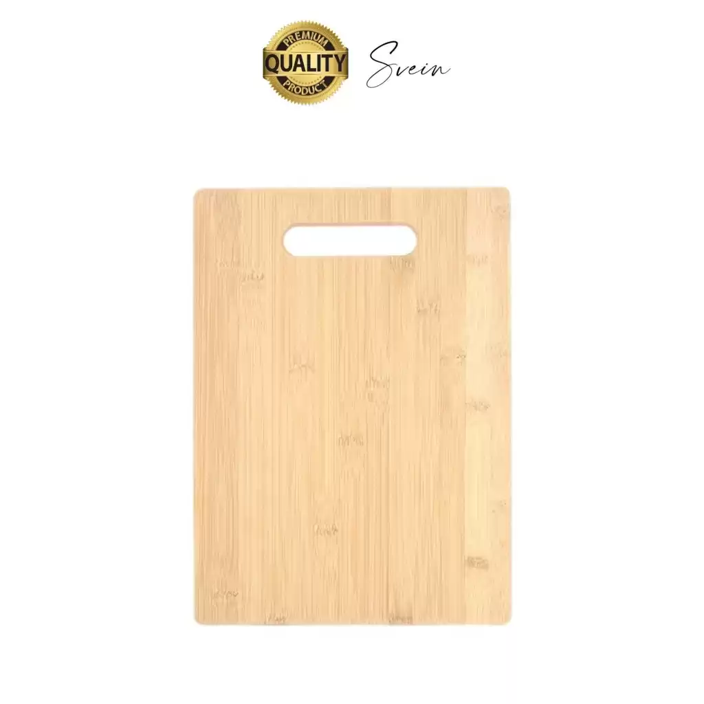 Bambu Kesme Doğrama Tahtası Ahşap Kesim Panosu Et Tavuk Balık Sebze Antibakteriyel Yıkanabilir