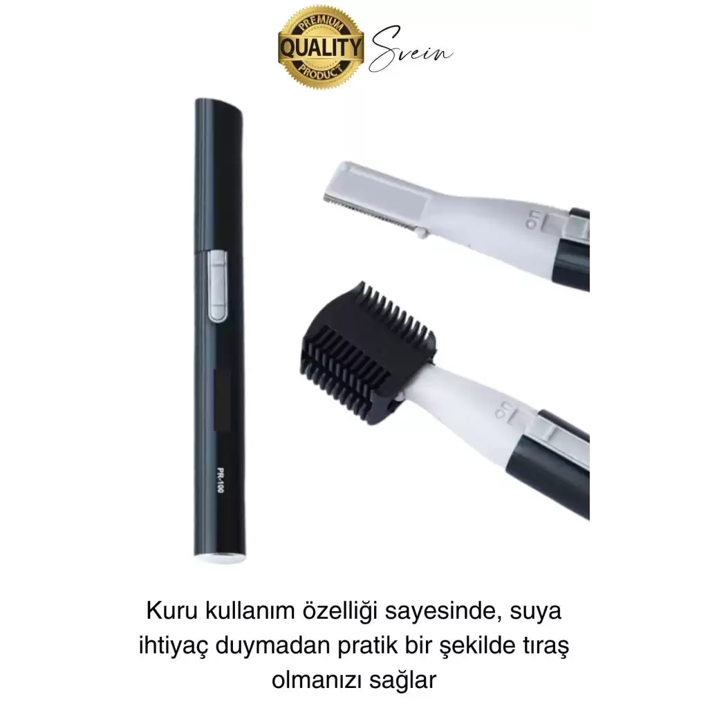 Kişisel Burun Kulak Kılı Alma ve Temizleme Makinası Favori Ense Kaş Şekillendirme Bıyık Sakal
