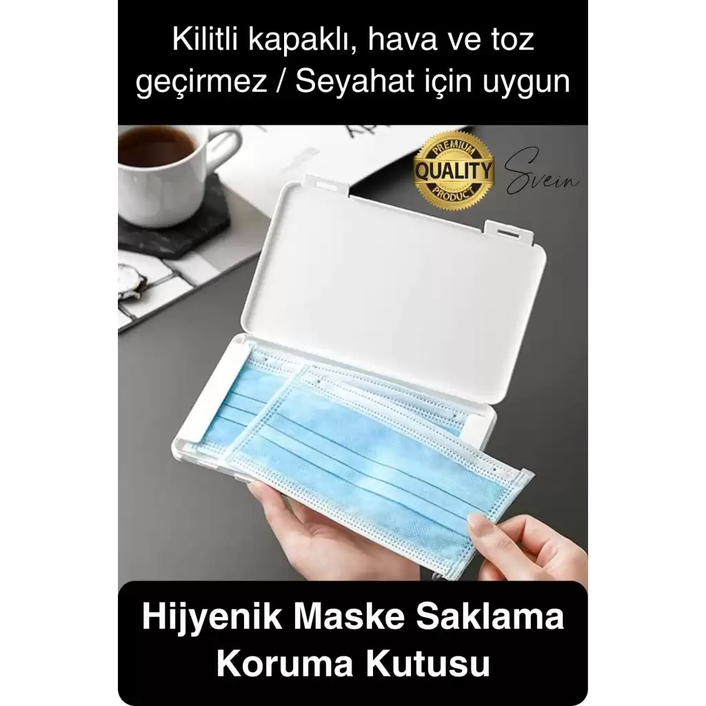 Taşınabilir Çok Amaçlı Maske Saklama Kutusu Plastik Koruyucu Kılıf Mini Hijyenik Toz Geçirmez
