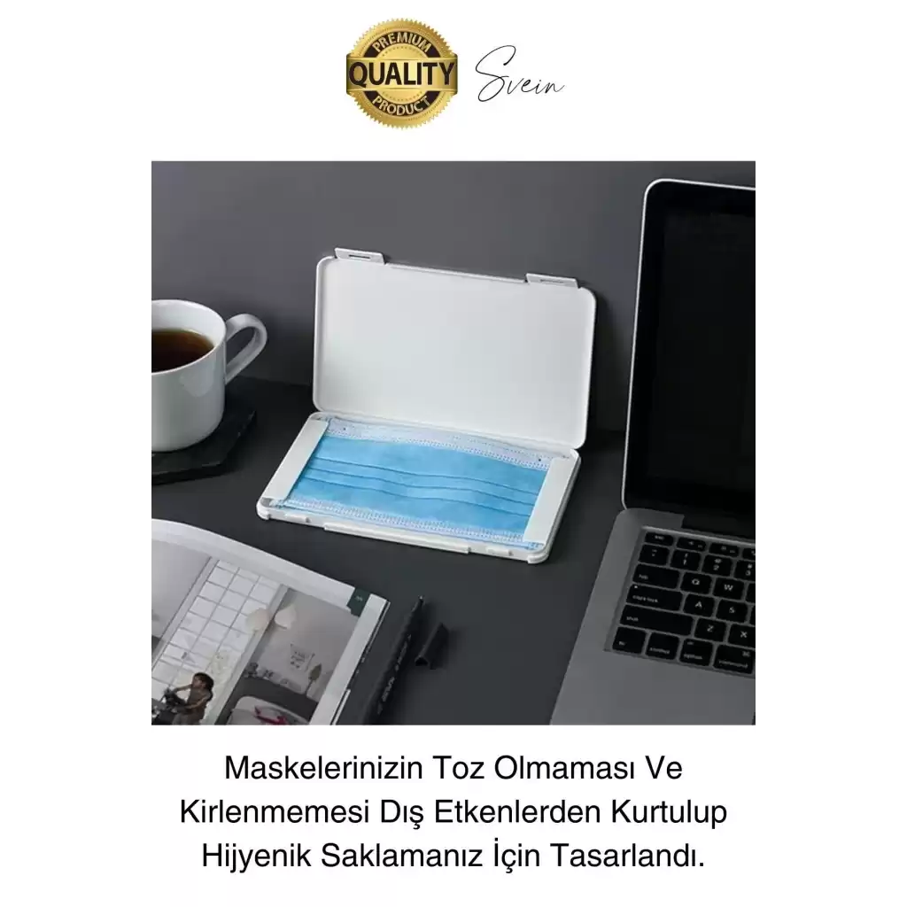 Taşınabilir Çok Amaçlı Maske Saklama Kutusu Plastik Koruyucu Kılıf Mini Hijyenik Toz Geçirmez