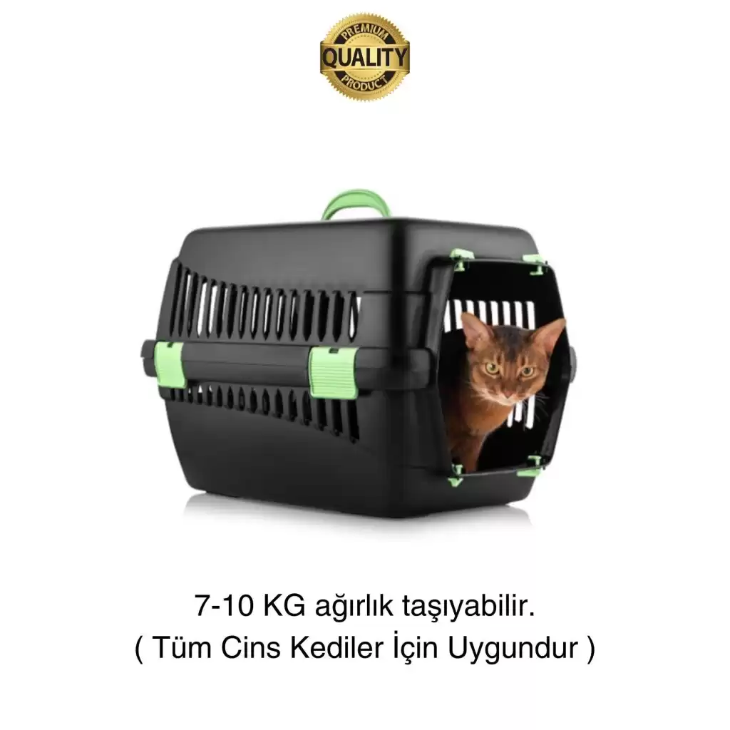 Premium Kilitli Evcil Hayvan Kedi Köpek Taşıma Çantası Hava Alan Yolculuk Seyahat İçin Kafes Kabin