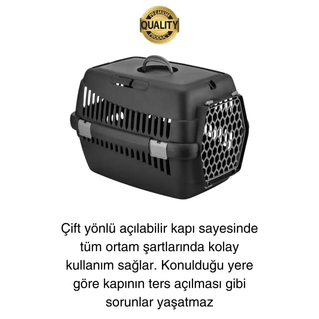 Premium Kilitli Evcil Hayvan Kedi Köpek Taşıma Çantası Hava Alan Yolculuk Seyahat İçin Kafes Kabin