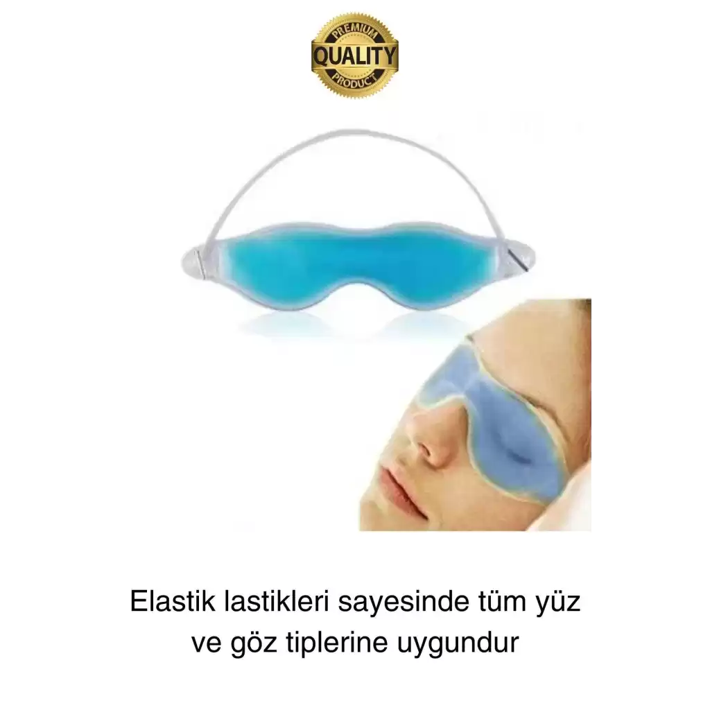 Göz Bandı Buz Jeli Yüz Termojel Maskesi Gözaltı Torbası Şişlik Giderici Soğuk Kompres Rahat Uyku