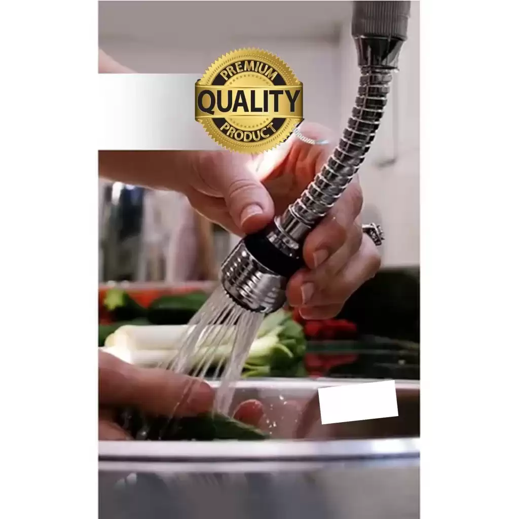 Premium 2 Modlu Hortumlu 360° Dönebilen Perlatör Başlık Mutfak Lavabo Tasarruflu Musluk Ucu Tasarım