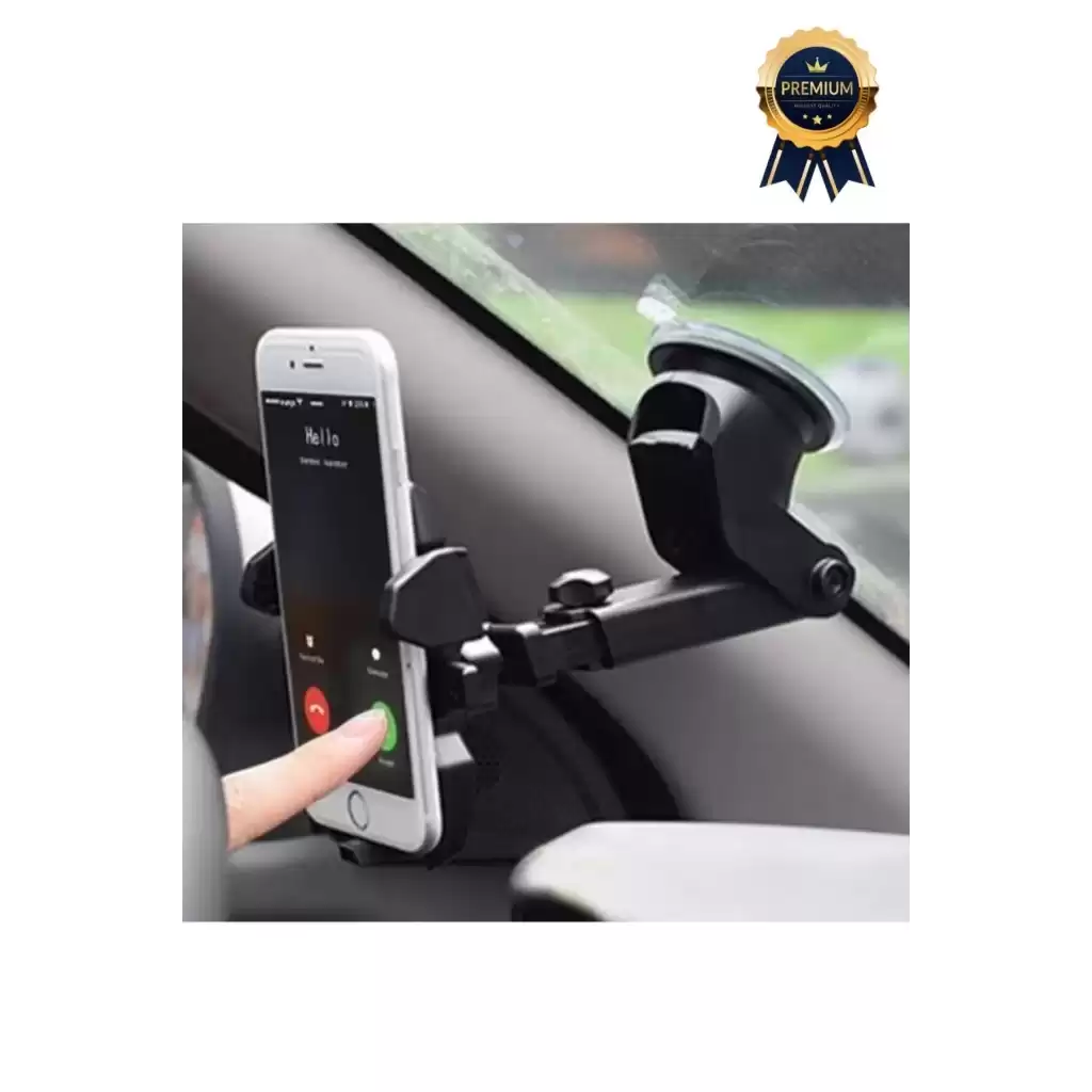 Dayanıklı Ayarlanabilen Vantuzlu Ultra Güçlü Cama Uyumlu Araç Torpido Araba İçi Telefon Tutacağı