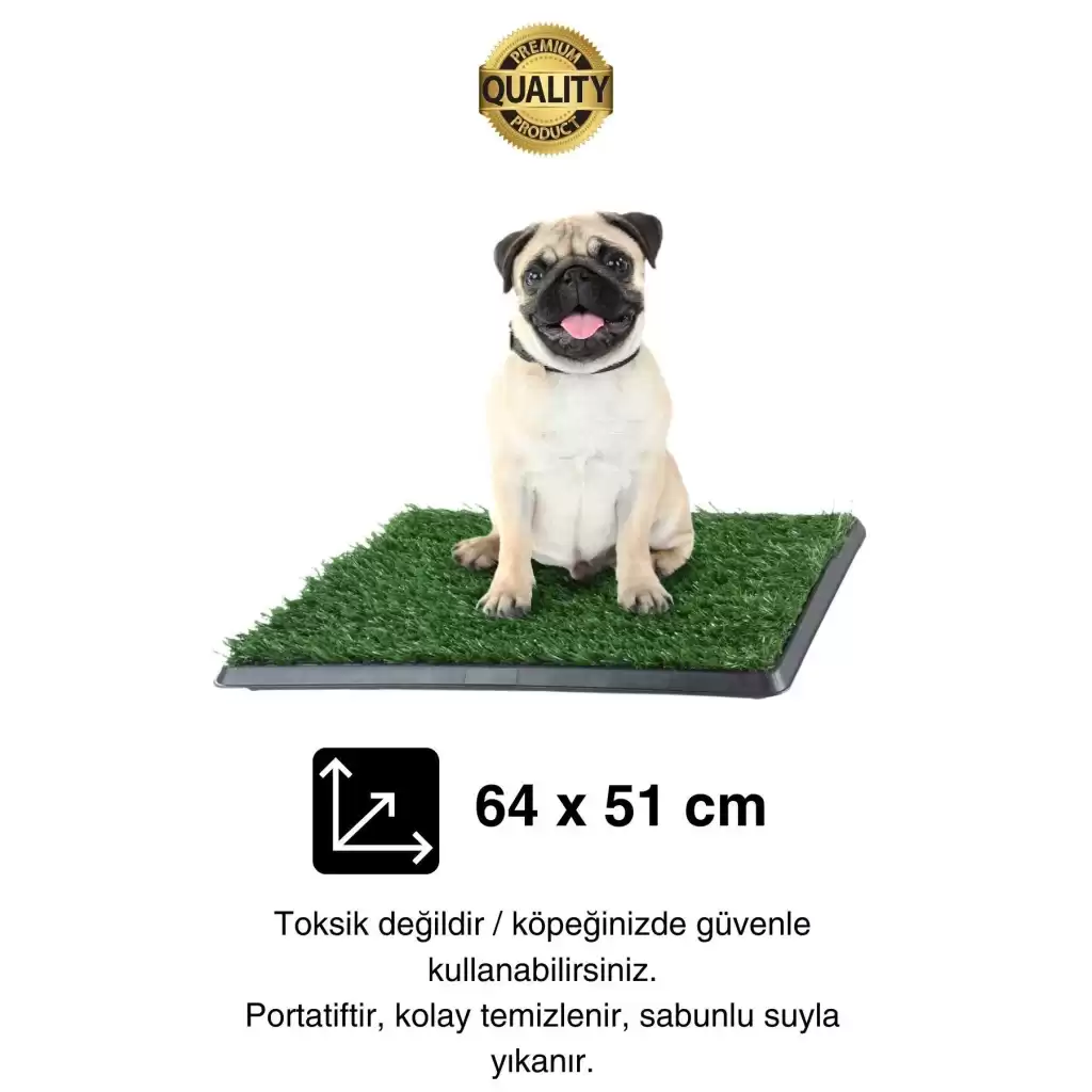 Özel Üretim 3 Katlı Evcil Hayvan Tuvalet Eğitim Halısı Yavru Köpek Yapay Çim Pet Park Temizlenebilir