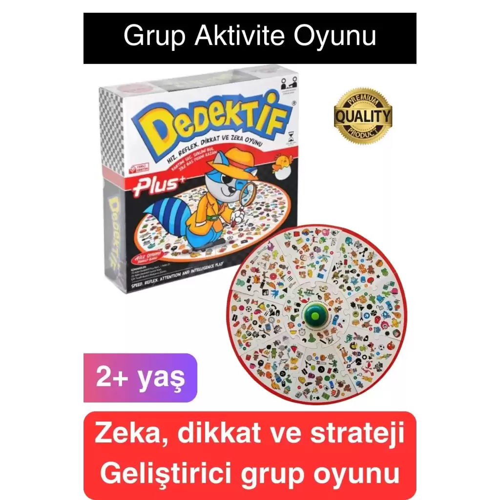 Eğlenceli Dedektif Akıl Zeka Mantık Strateji Oyunu Motor Beceri Gelişim Refleks ve Dikkat Geliştiren