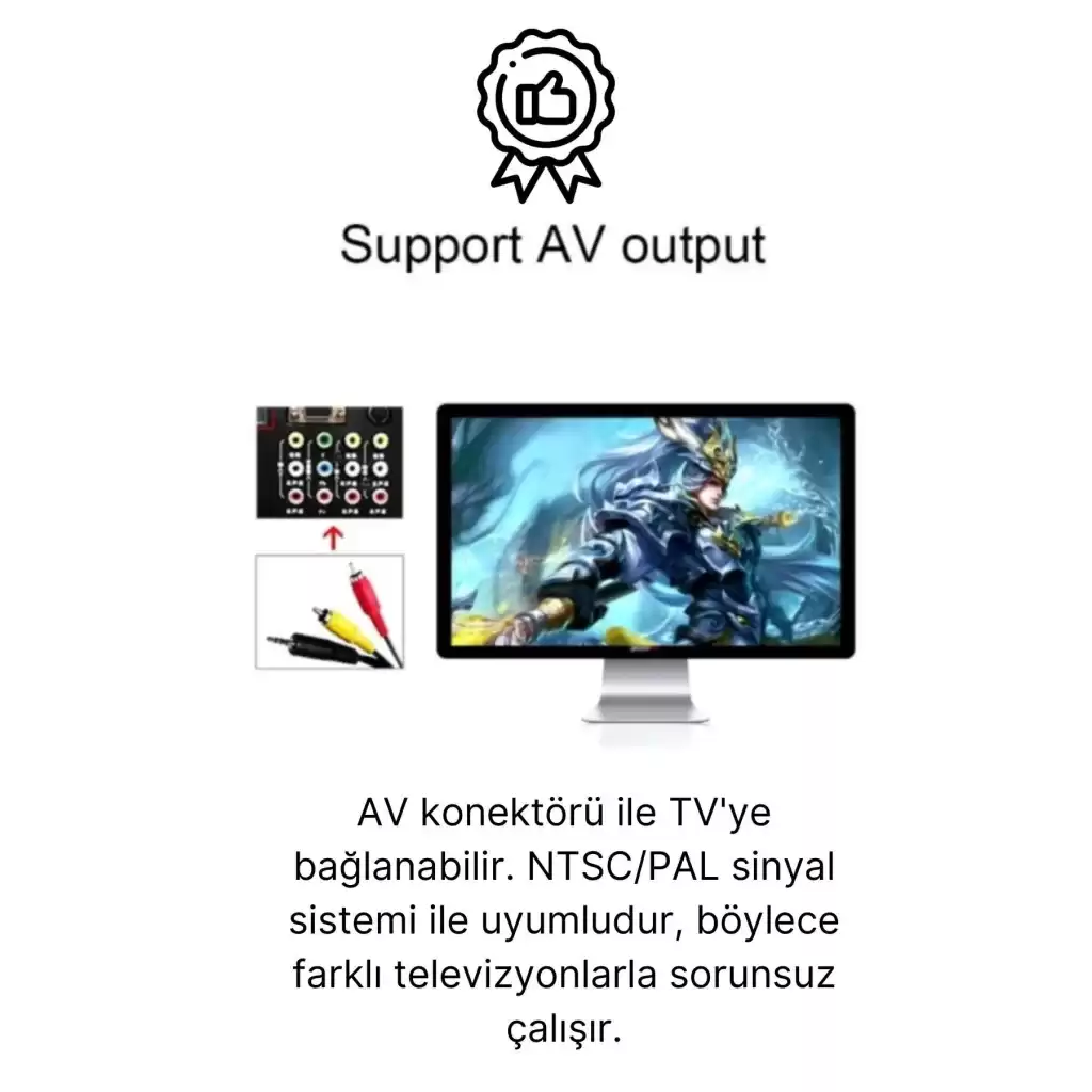 Premium HD Klasik 8 Bit 620 Oyunlu Televizyon Çift 2 Kontrol Kollu Nostalji Super Mini Retro Atari