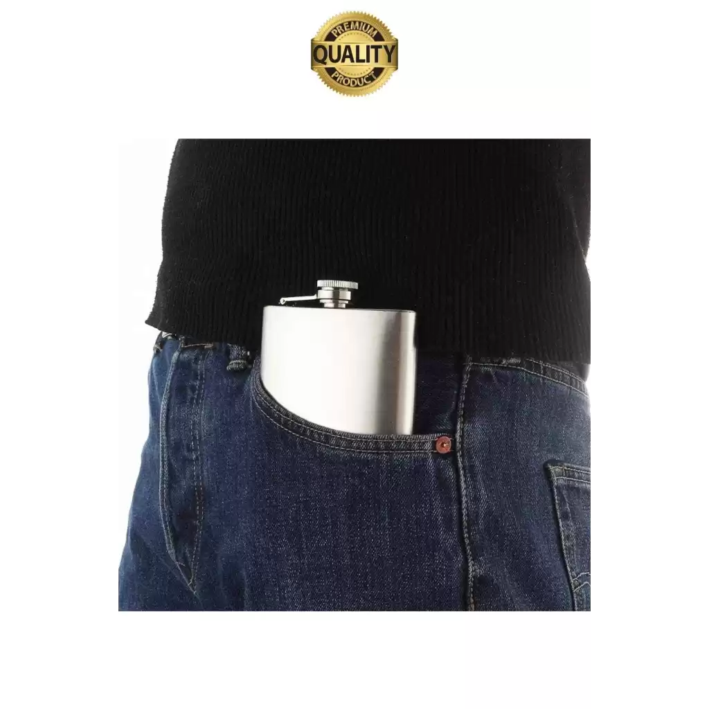 Limited Edition Sızdırmaz Paslanmaz Çelik 9 Oz Alkol Sıvı İçecek Kamp Cep Su Matarası Dayanıklı