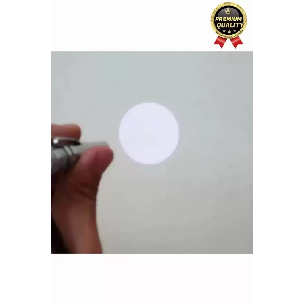 Çok Amaçlı 50 Metre Menzilli Tek Modlu Beyaz 1 Pille Çalışan Kamp Ev Mini Kalem Cep Boyu El Feneri