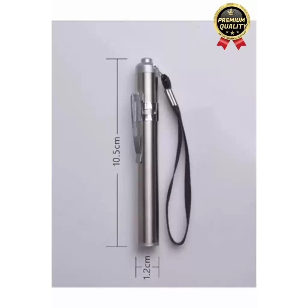 Çok Amaçlı 50 Metre Menzilli Tek Modlu Beyaz 1 Pille Çalışan Kamp Ev Mini Kalem Cep Boyu El Feneri
