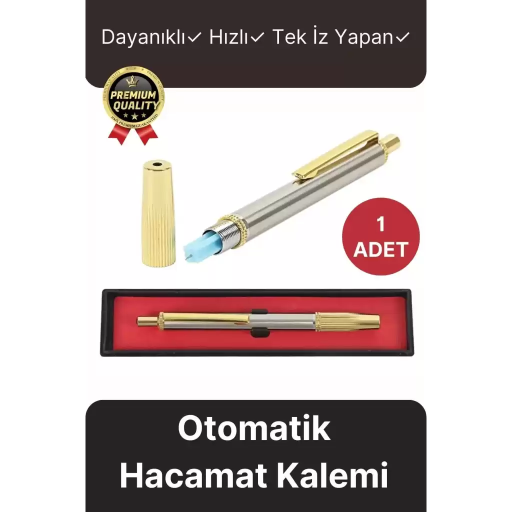 Premium Metal Kutulu Hızlı Tek İz Yapan Yüz Hassas Bölge Masaj Otomatik Hacamat Kalemi