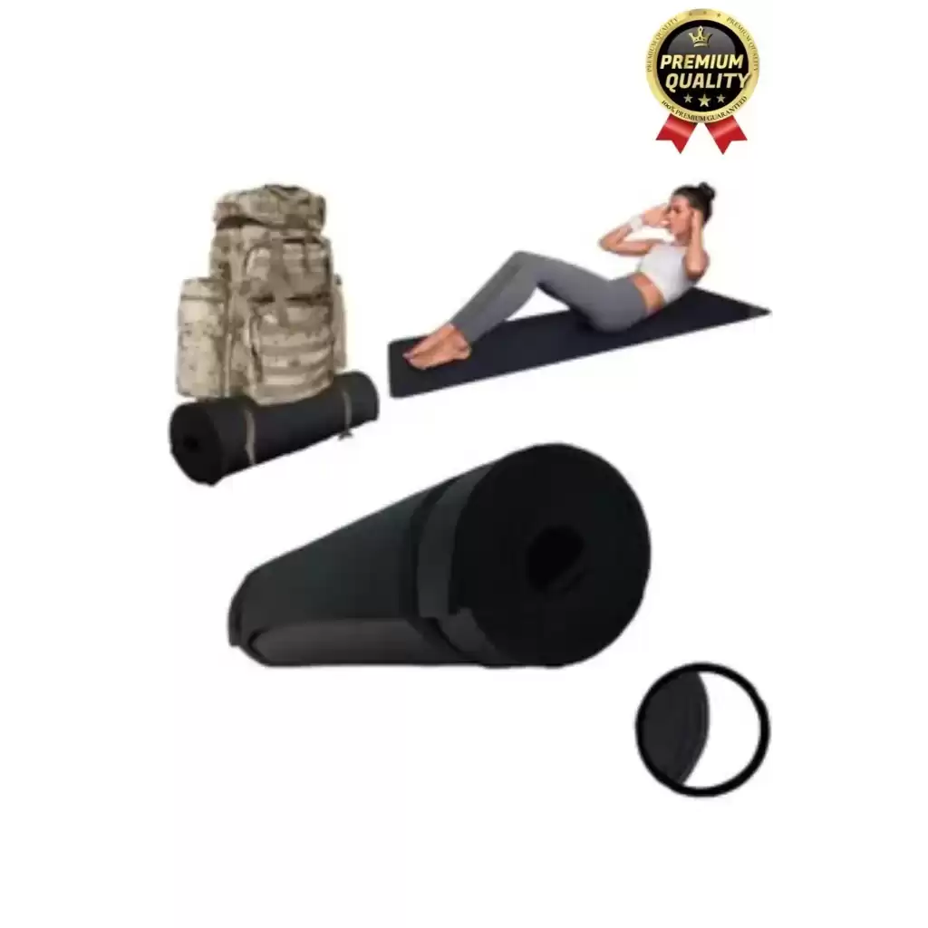 Ultra Konfor Taşıma Askılı Kalın Kaymaz Antibakteriyel Meditasyon Pilates Minderi Yoga Matı 6,5mm