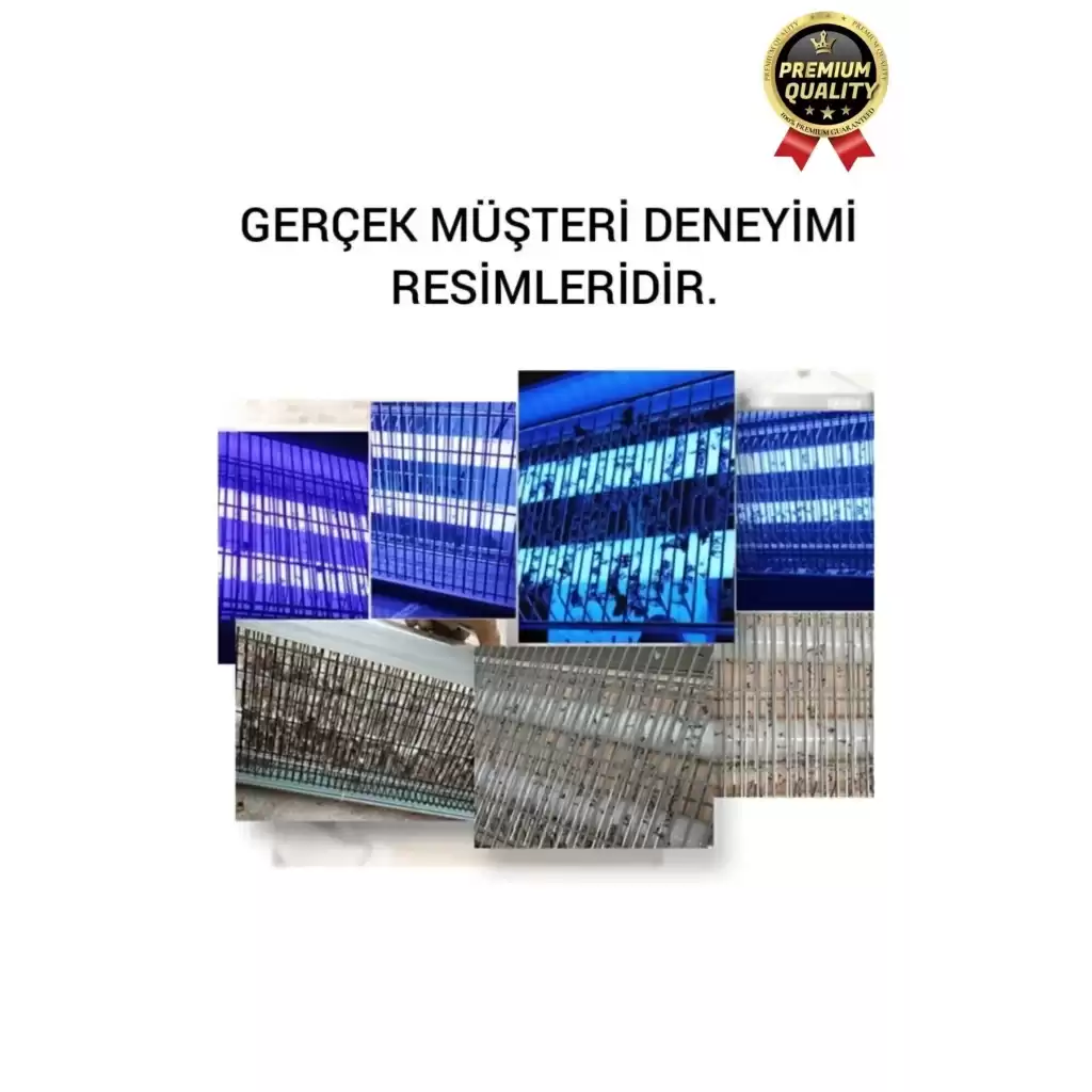 Çift Florasan Yüksek Güç Sessiz Zincir Askılı Sineksavar Elektrikli Uv Sivrisinek Öldürücü Kovucu
