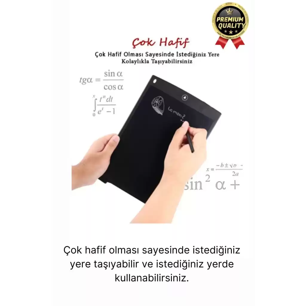 Kolay Kullanım Dayanıklı Lcd Ekranlı Kalemli Dijital Akıllı Çocuk Yazı Boyama Çizim Tableti 8,5 Inç