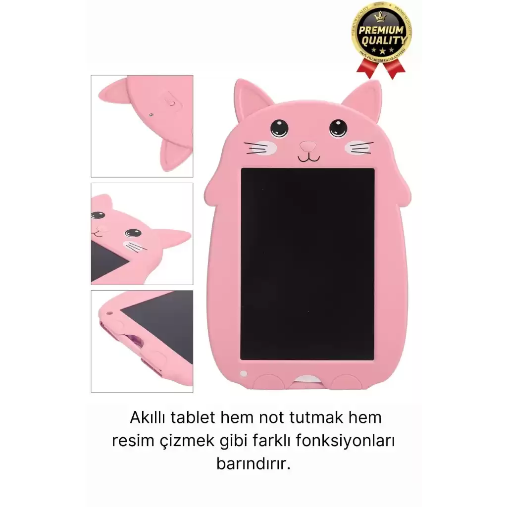Kolay Kullanım Dayanıklı Lcd Ekran Kalemli Dijital Akıllı Ayıcıklı Yazı Boyama Çizim Tableti 8,5 Inç