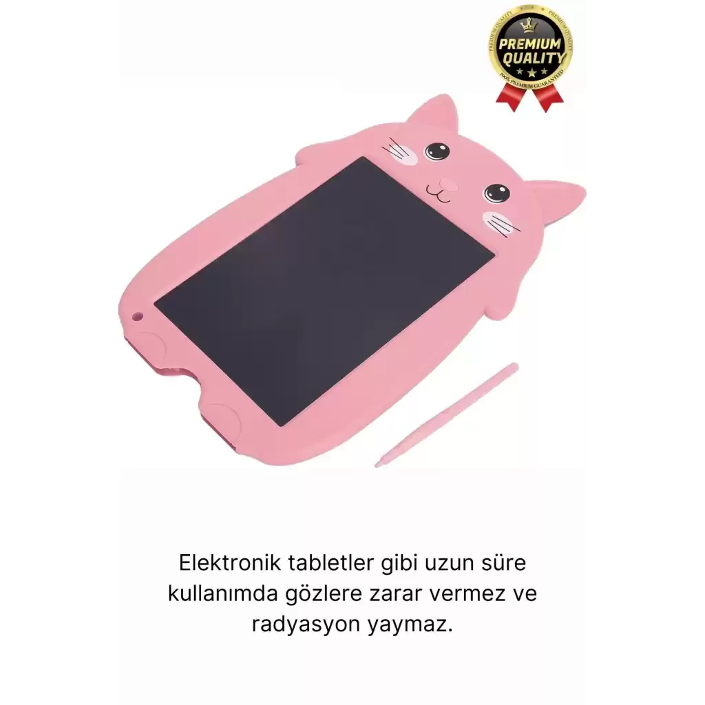 Kolay Kullanım Dayanıklı Lcd Ekran Kalemli Dijital Akıllı Ayıcıklı Yazı Boyama Çizim Tableti 8,5 Inç
