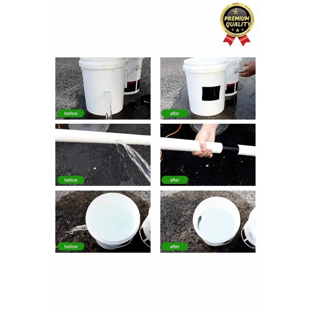 Premium Dayanıklı Süper Güçlü Su Geçirmez Sızdırmaz Yeşil Tamir ve İzolasyon Bandı 48mm x 10m-2 Adet